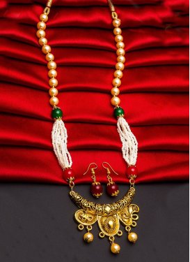 Charismatic Beads Work Necklace Set