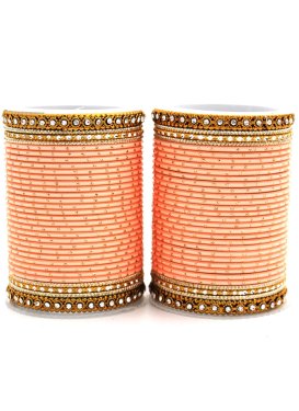 Charismatic Stone Work Gold Rodium Polish Alloy Bangles For Party
