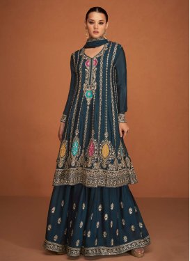 Chinon  Designer Palazzo Salwar Kameez For Party