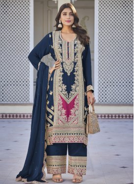 Chinon Designer Palazzo Salwar Kameez For Party