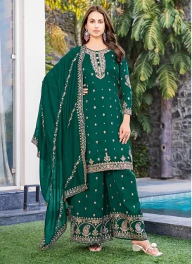 Bottle-green : Buy Indian Wedding Dresses, Wedding Salwar Suits in UK, USA