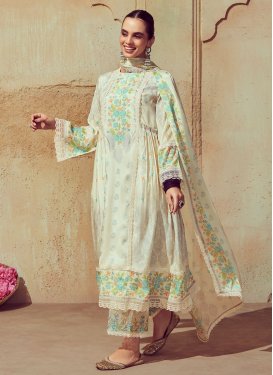 Chinon Pant Style Classic Salwar Suit