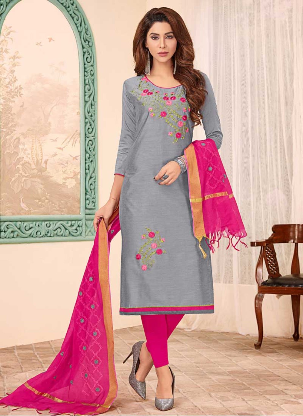 Reception - Churidar - Salwar Kameez: Shop online Salwar Suits