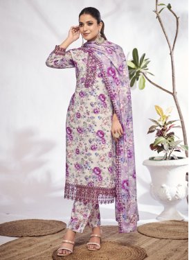 Cotton Lawn Digital Print Work Pant Style Classic Salwar Suit