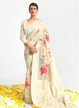 Cotton Silk Designer Contemporary Saree