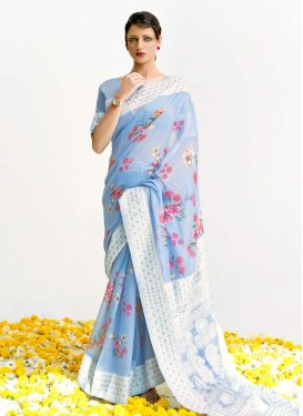 Cotton Silk Designer Contemporary Saree