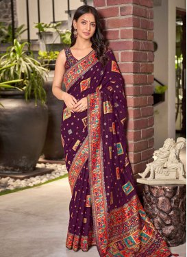 Cotton Silk Designer Contemporary Style Saree