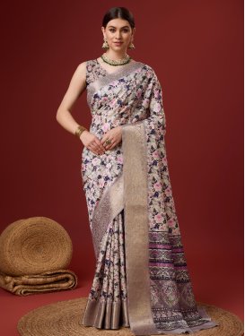 Cotton Silk Designer Contemporary Style Saree