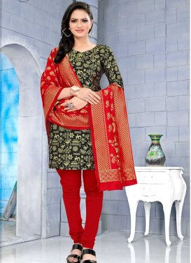 Cotton Silk Pant Style Designer Salwar Kameez For Casual