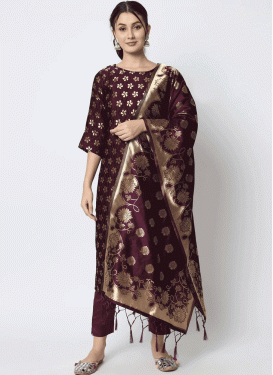 Cotton Silk Readymade Designer Salwar Suit