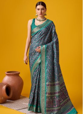 Cotton Silk Traditional Designer Saree For Ceremonial