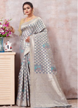 Cotton Silk Woven Work Designer Traditional Saree