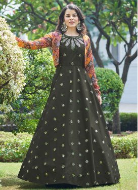 Cotton Trendy Gown For Ceremonial