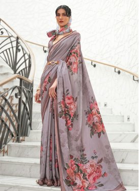 Crepe Silk Contemporary Style Saree