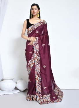 Crepe Silk Designer Contemporary Saree