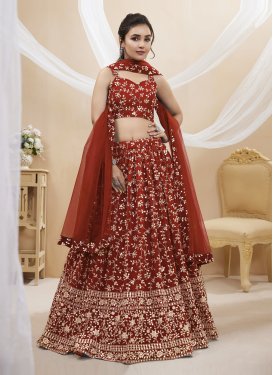 Designer A Line Lehenga Choli For Bridal