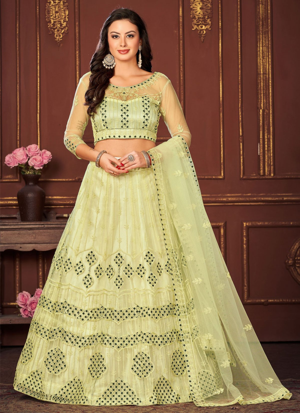 Buy Designer Classic Lehenga Choli For Ceremonial Online