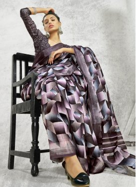 Designer Contemporary Style Saree For Casual