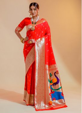 Designer Contemporary Style Saree For Ceremonial