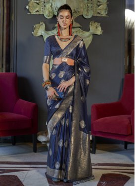 Designer Contemporary Style Saree For Ceremonial