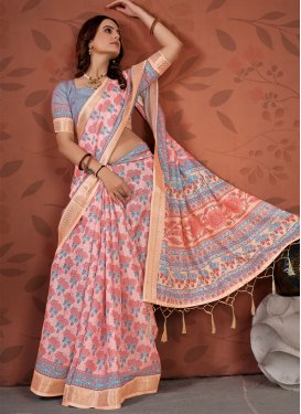 Designer Contemporary Style Saree For Festival