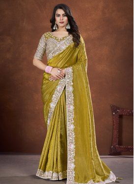 Designer Contemporary Style Saree For Party