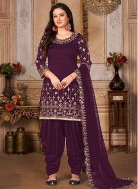 Designer Patiala Salwar Suit For Ceremonial
