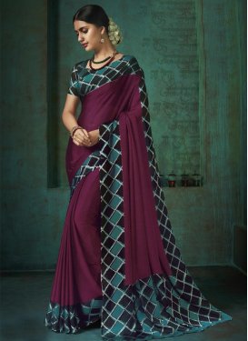 Designer Traditional Saree For Casual