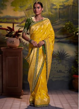 Designer Traditional Saree For Ceremonial