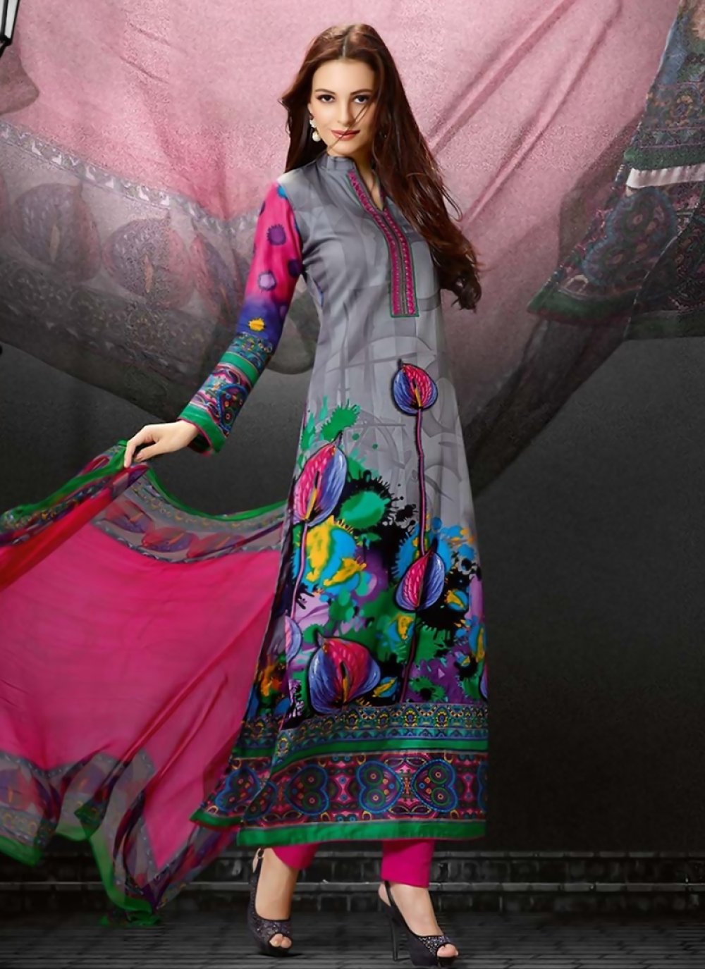 digital print suits pakistani