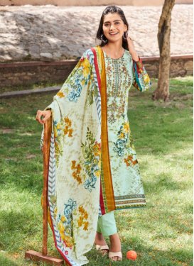 Digital Print Work Pant Style Classic Salwar Suit