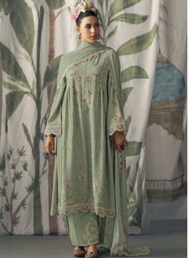 Digital Print Work Pant Style Designer Salwar Suit
