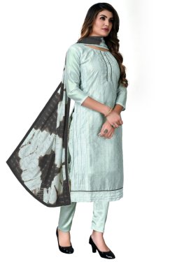 Digital Print Work Pant Style Salwar Suit