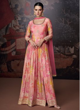 Digital Print Work Readymade Salwar Kameez