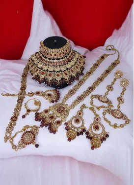 Dignified Alloy Bridal Jewelry For Bridal