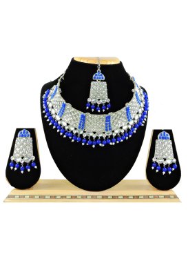 Dignified Alloy Necklace Set For Ceremonial