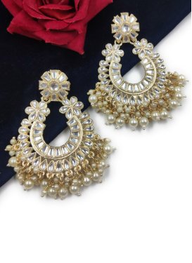 Dignified Beads Work Earrings for Festival