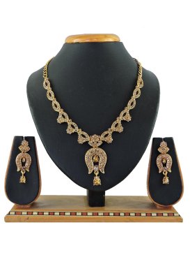Dignified Gold Rodium Polish Necklace Set
