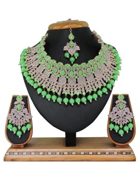 Dignified Moti Work Necklace Set