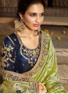 Distinctively Patch Border Traditional Saree - 1