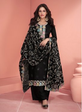 Dola Silk Designer Straight Salwar Suit