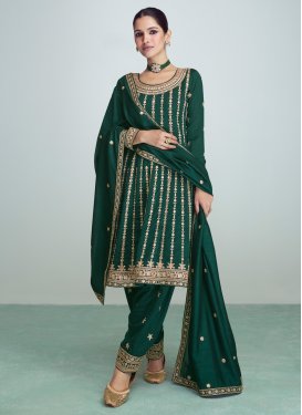 Dola Silk Punjabi Salwar Suit For Ceremonial