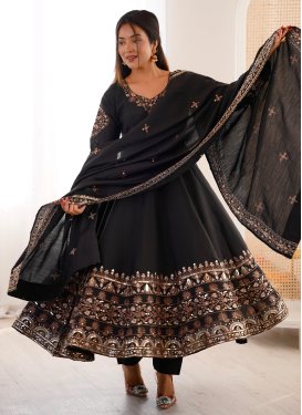Black : Anarkali Suits - Designer Anarkali Dresses Online UK, USA