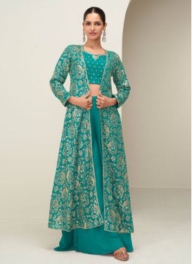 Aqua-blue : Buy Indian Wedding Dresses, Wedding Salwar Suits in UK, USA