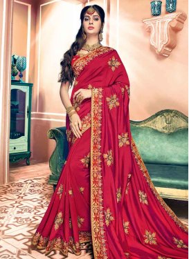 Embroidered Work Classic Saree