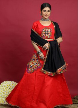 Embroidered Work Designer A Line Lehenga Choli