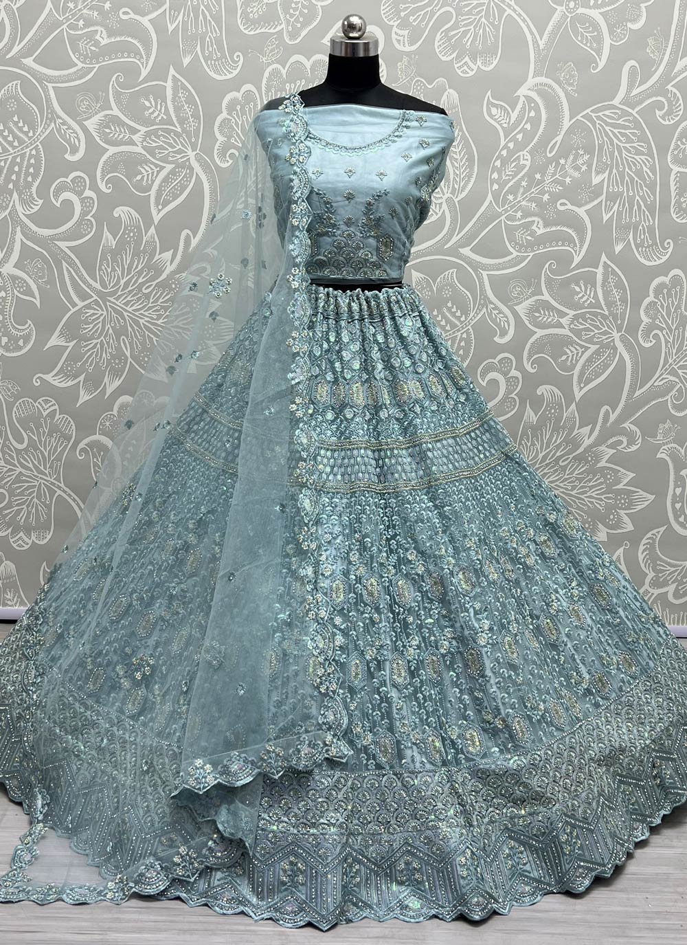 Embroidered Work Designer Classic Lehenga Choli For Bridal