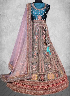 Embroidered Work Designer Lehenga Choli For Bridal
