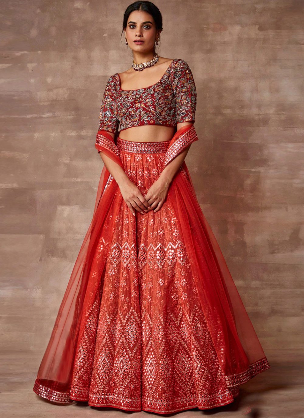 Embroidered Work Designer Lehenga For Party