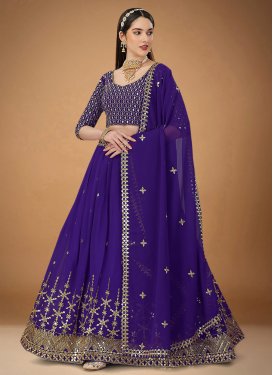 Embroidered Work Designer Lehenga For Party